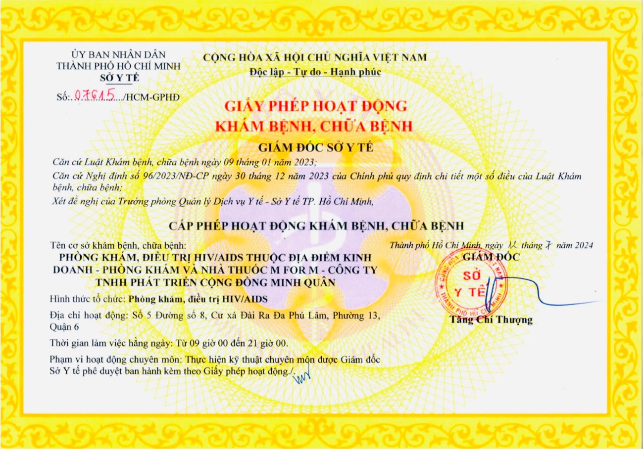 Cơ sở vật chất M FOR M CLINIC