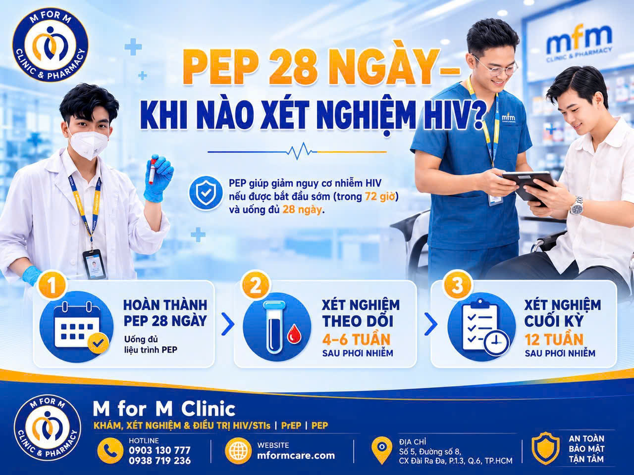 Thông tin nổi bật M FOR M Clinic